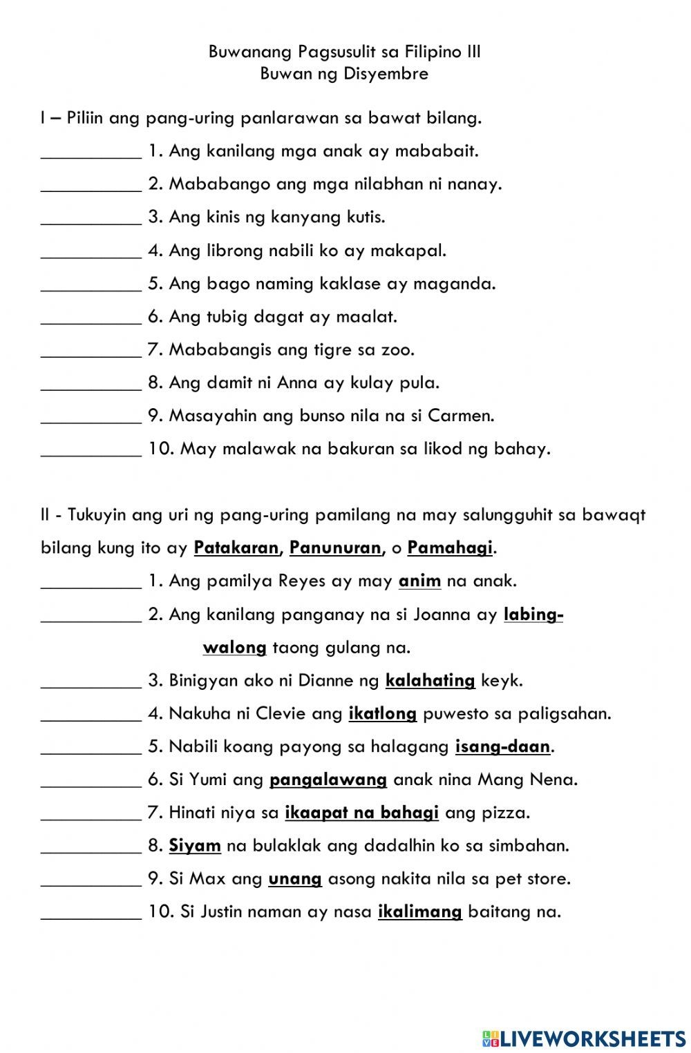 Pang Abay Vs Pang Uri Hunterswoodsph Com Worksheet Worksheet Artofit