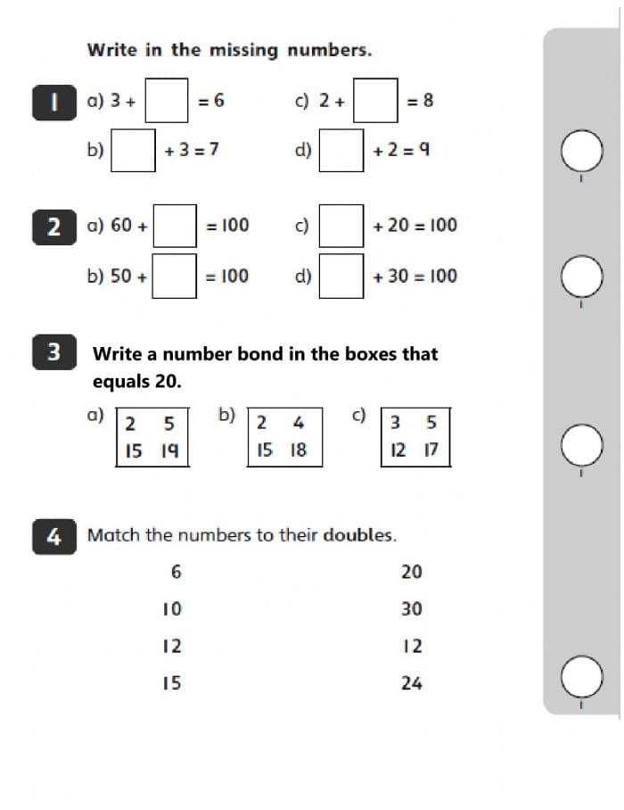 Printable Class 2 Maths Worksheets Online Free Download And Print For 