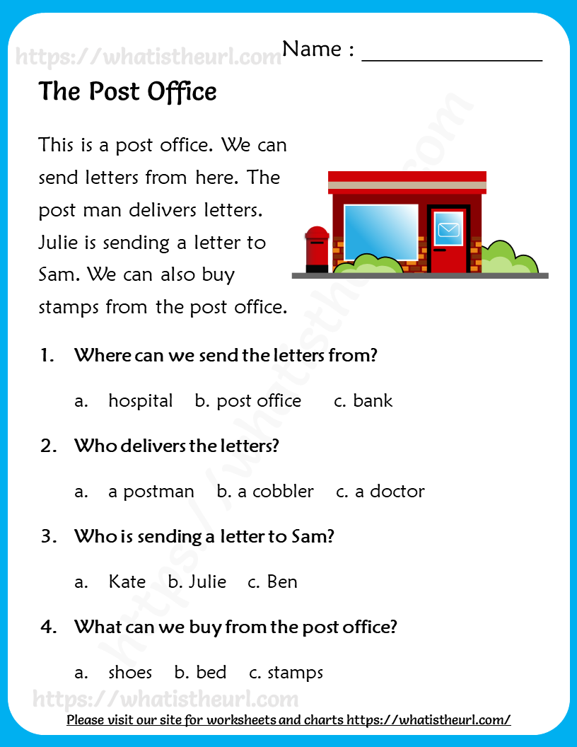 Reading comprehension for grade 2 1 Your Home Teacher