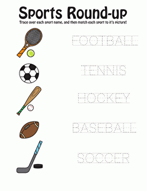 Sports Round up Worksheet Education Worksheets Library