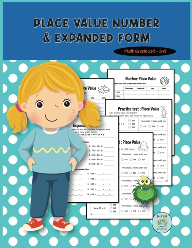 Standard Form And Expanded Form Worksheet For First Second Third 