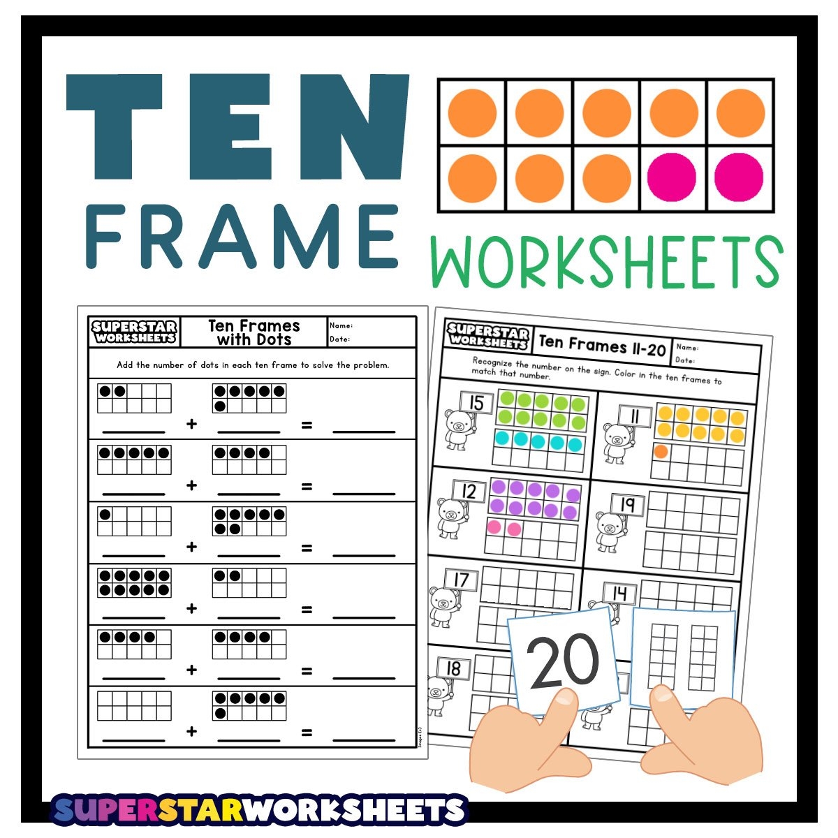 Ten Frame Worksheets 1 10 Pdf Infoupdate