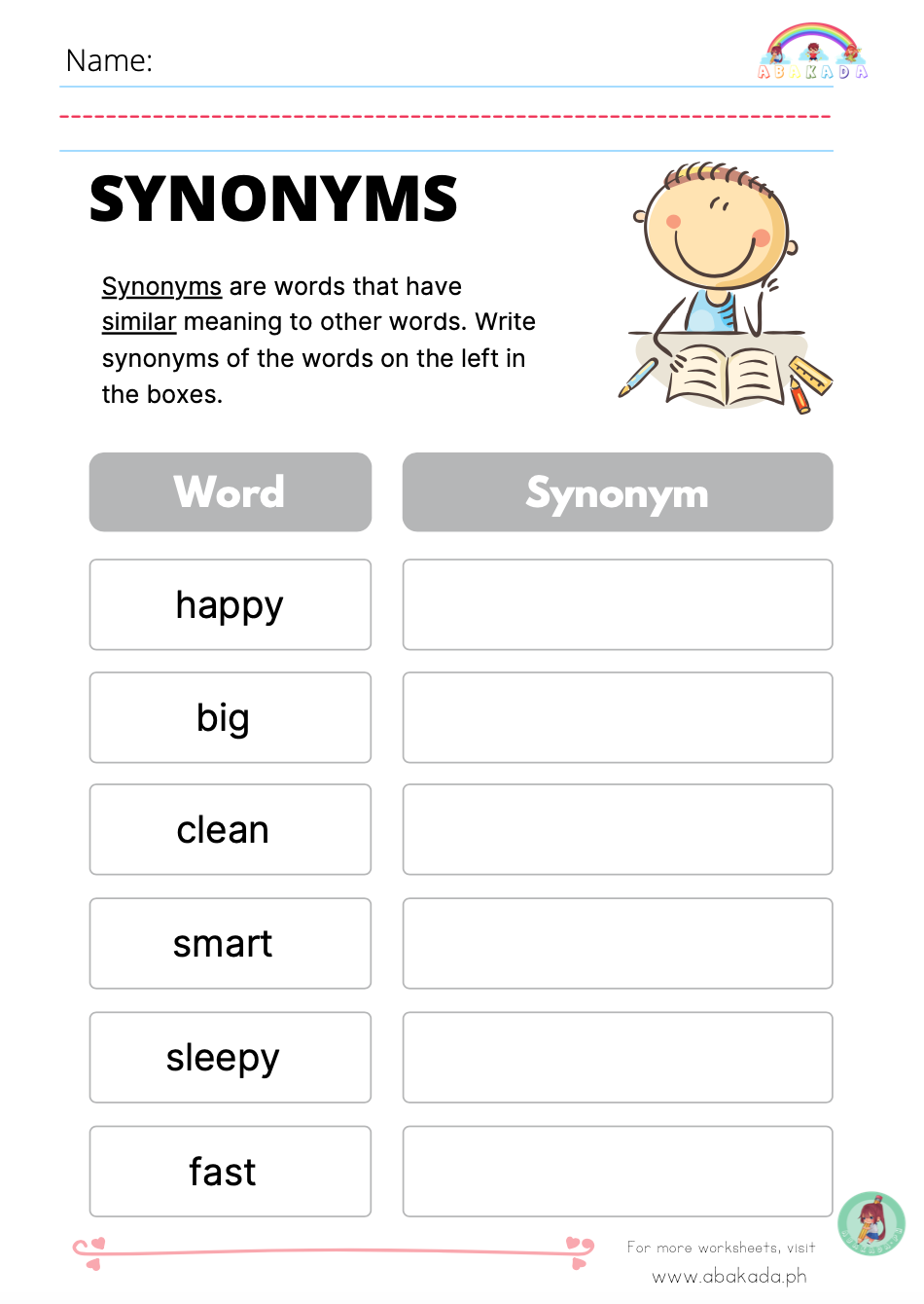 Thesaurus Worksheets 15 Worksheets Worksheets Library