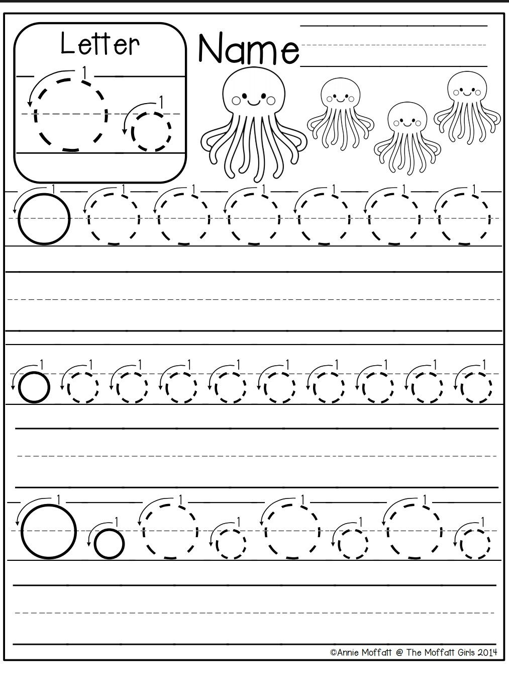 Tracing Letter O Worksheets TracingLettersWorksheets