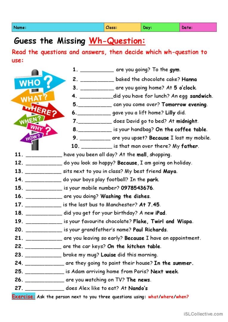 Wh Questions No Prep Freebie Describe A Scene Print And Go