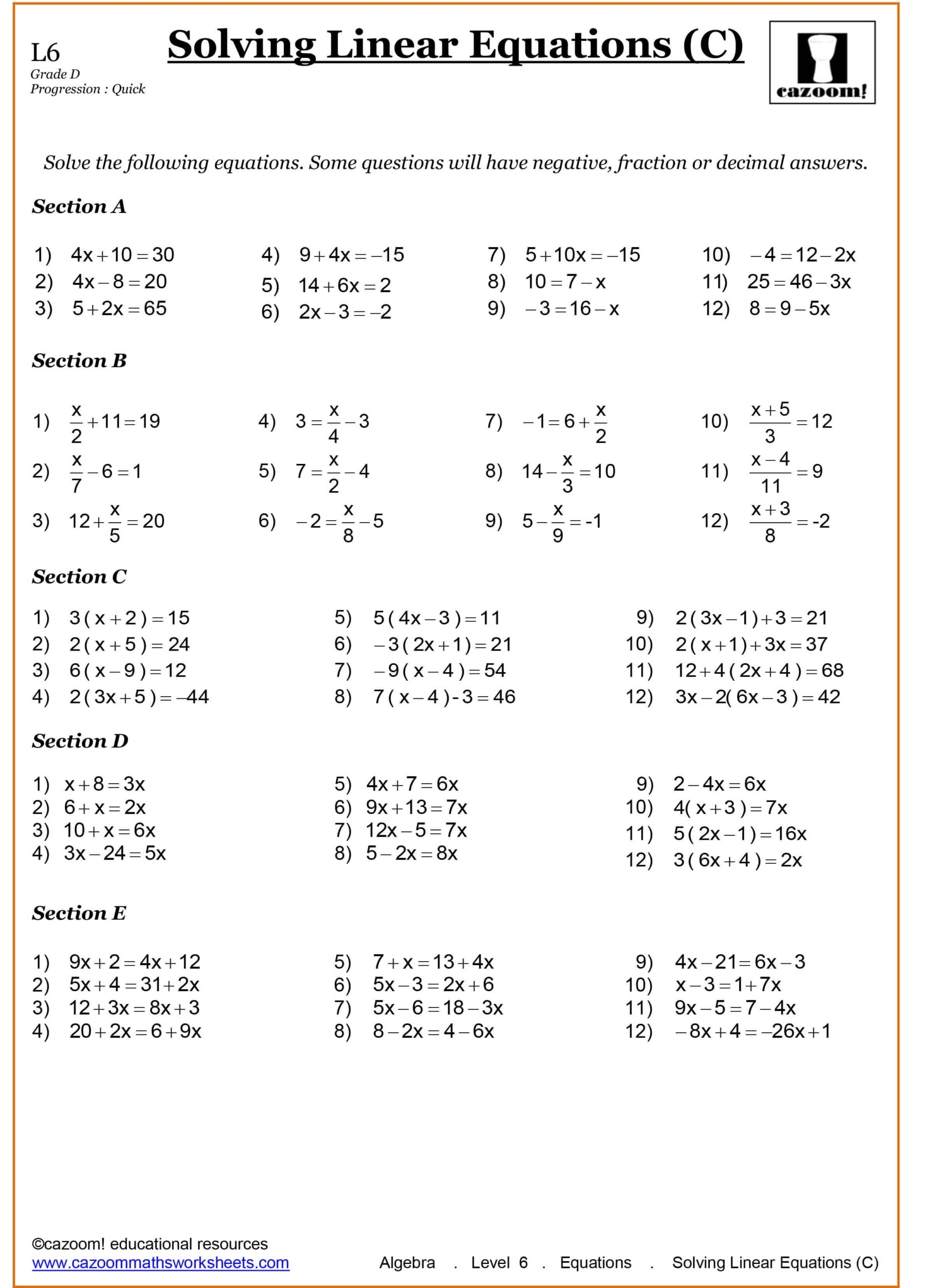 Year 9 Maths Worksheets Printable Maths Worksheets Db excel