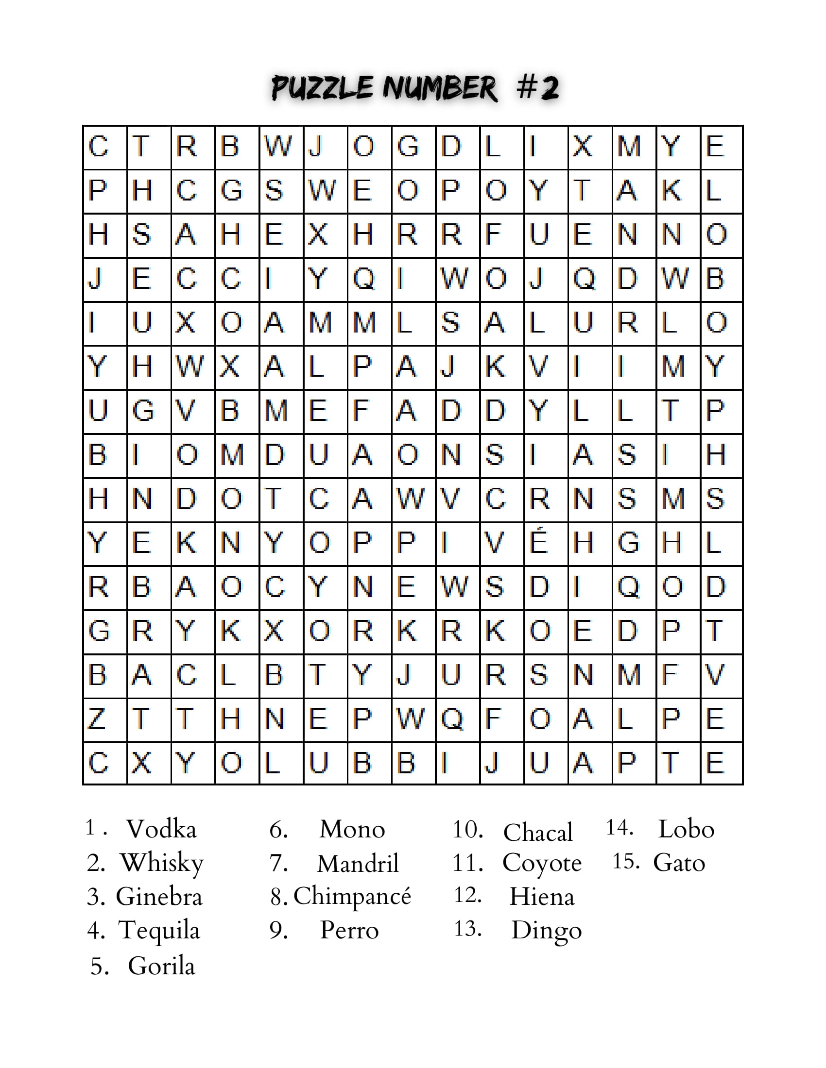A Buscar Spanish Word Search Keep Your Mind Sharp And Have Fun 