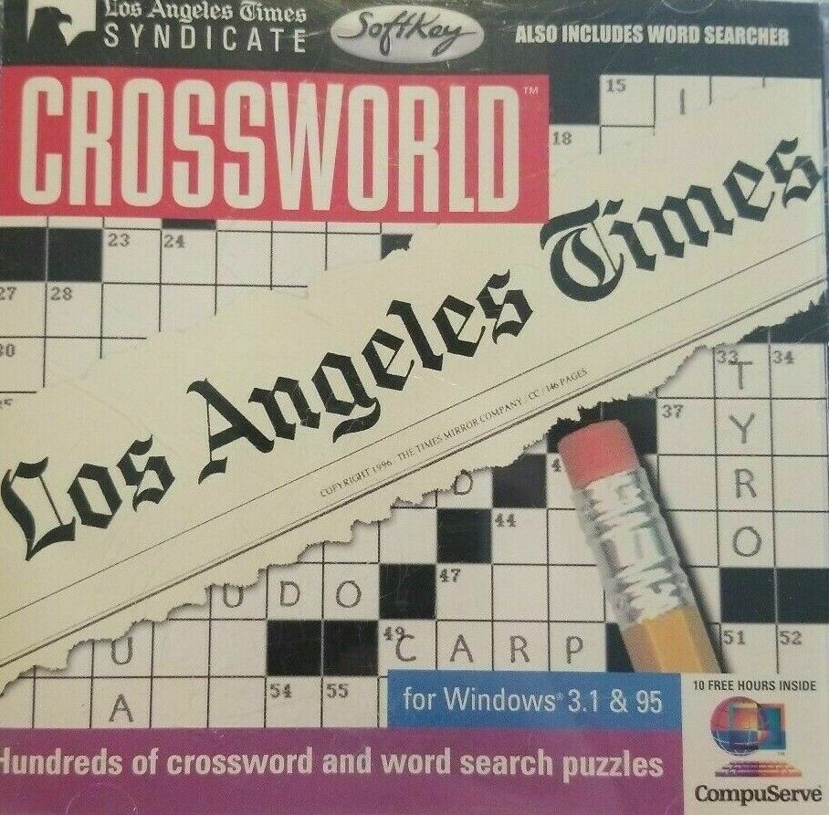 Chicago Tribune U0026 Los Angeles Times Crossword Collection CD BRAND NEW 37 EBay