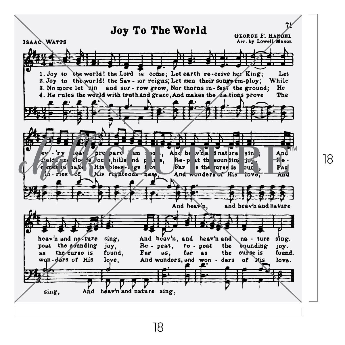 Christmas Music Printables Joy To The World More Knick Of Time