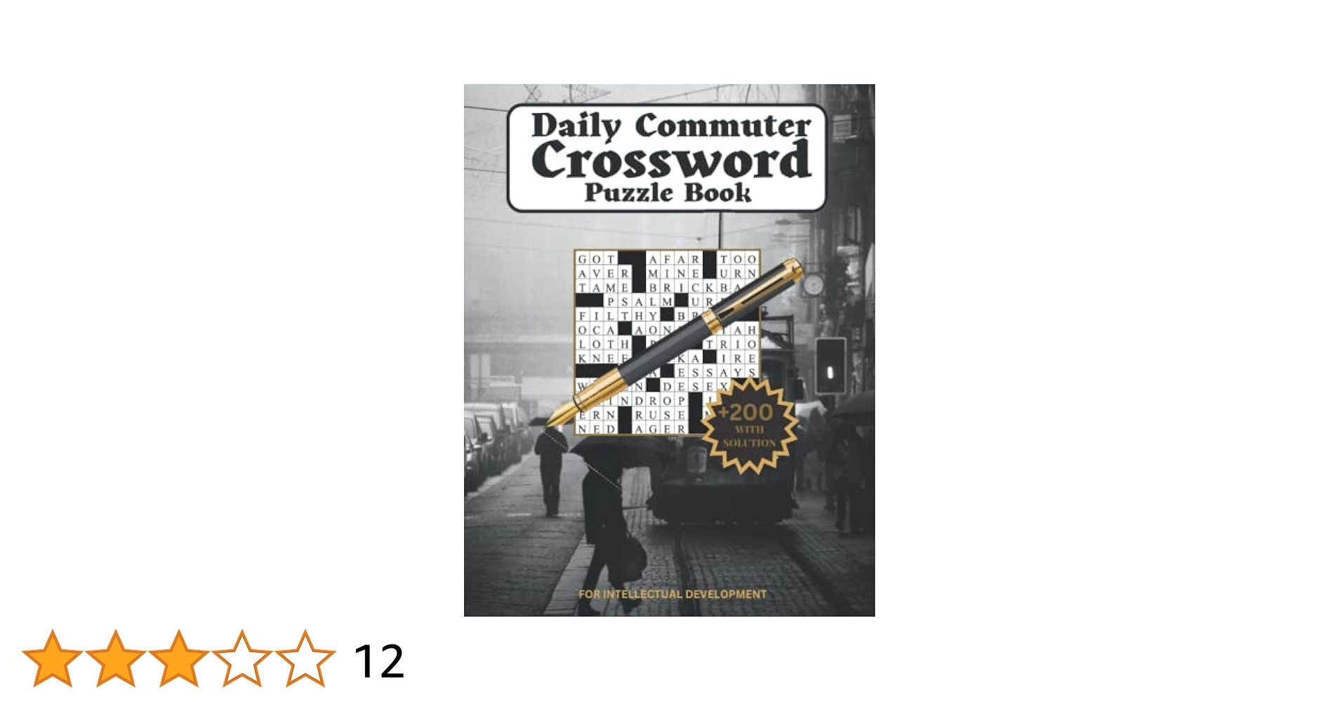 Daily Commuter Crossword Puzzle Book 200 Crossword Large Print 