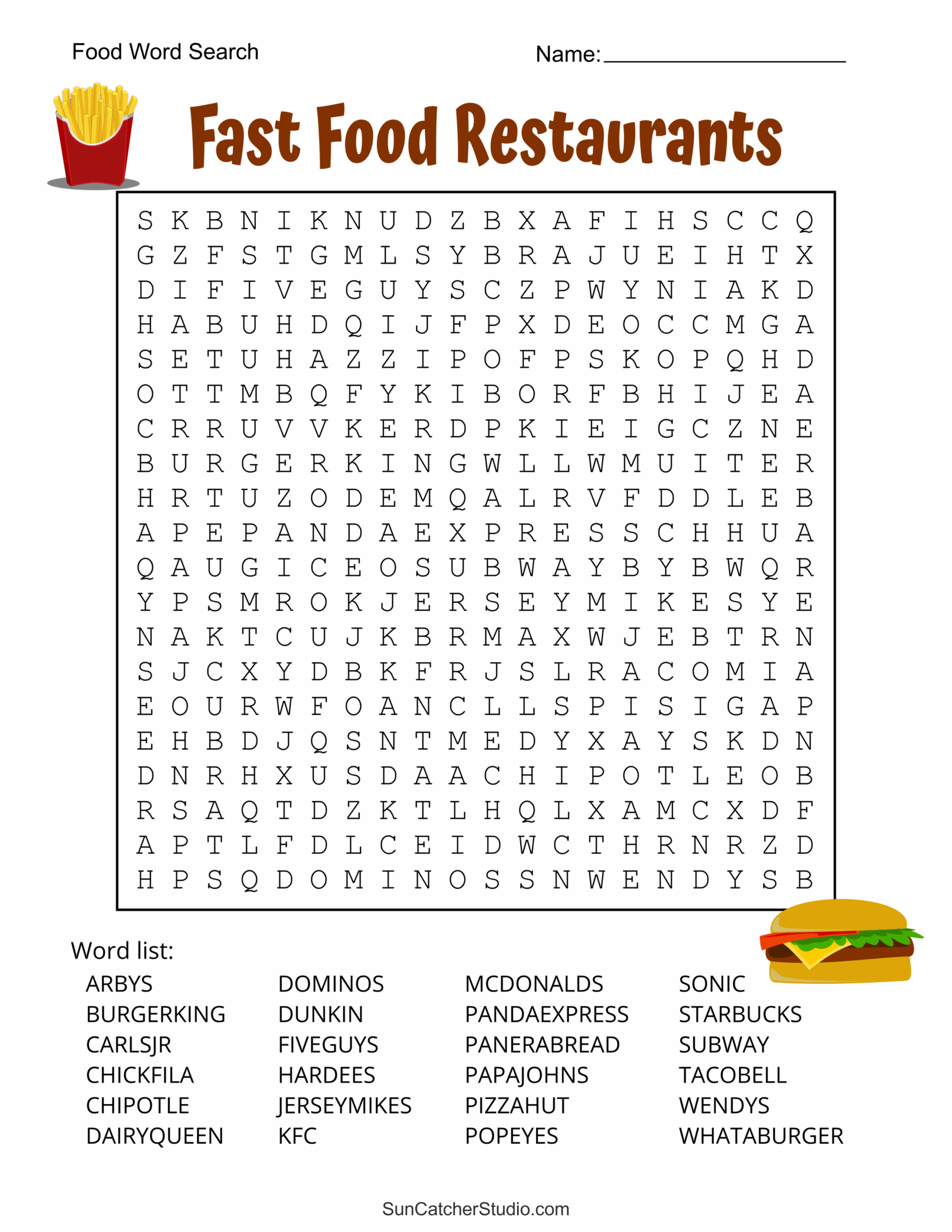 Food Word Search Free Printable Puzzles Free Printables Monograms Design Tools Patterns U0026 DIY Projects