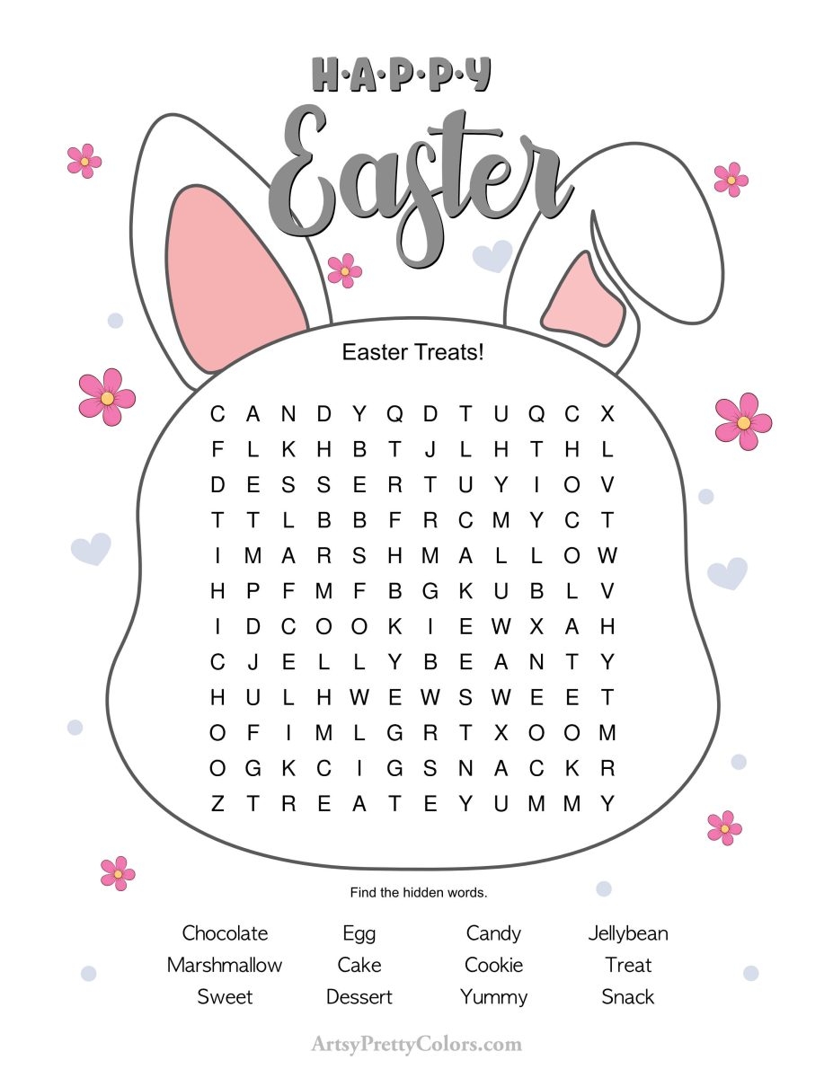 Free Easter Word Search Printable Puzzles Uncover The Fun Artsy Pretty Colors