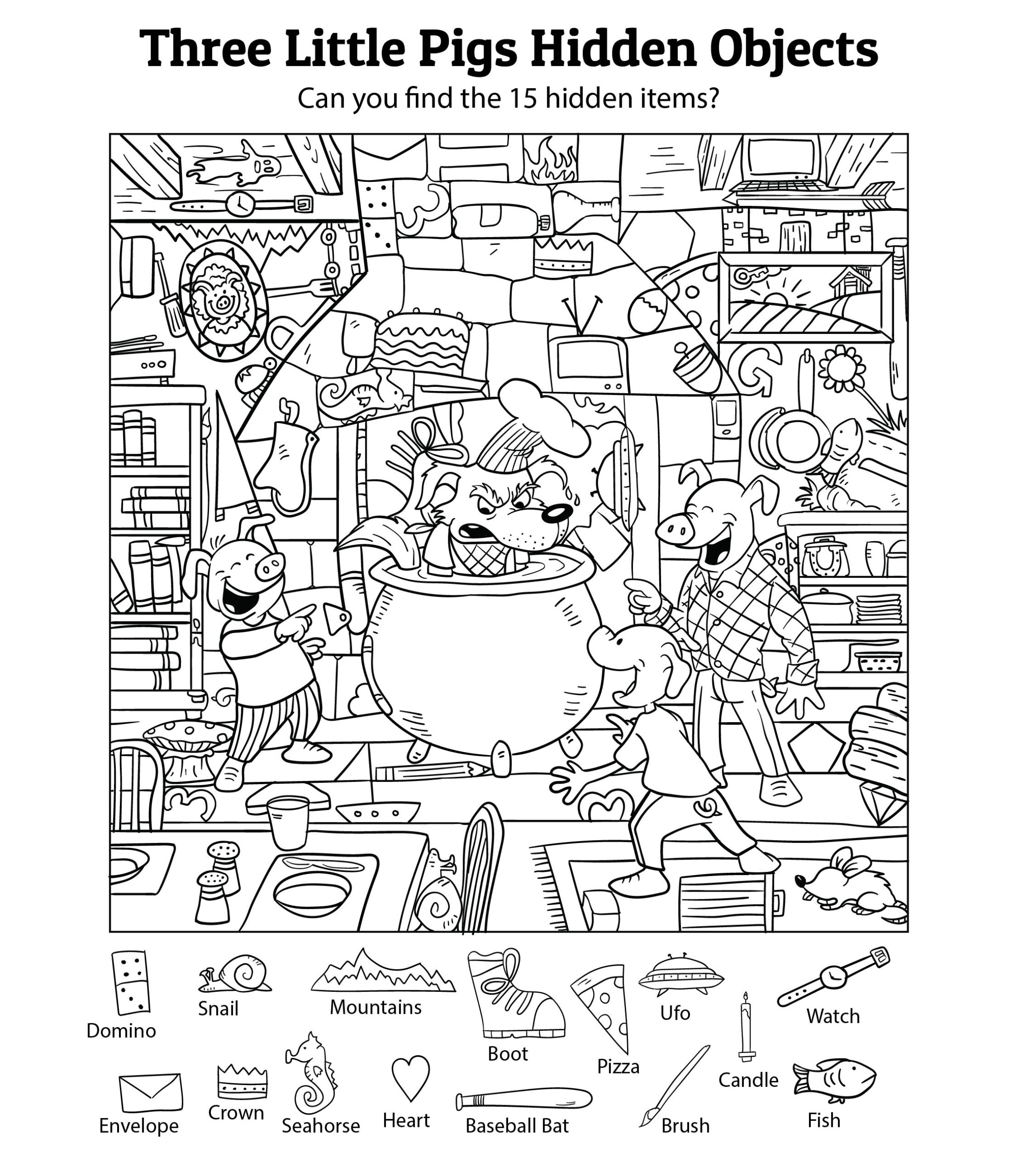 Free Hidden Pictures Printables For Kids The Activity Mom Worksheets Library