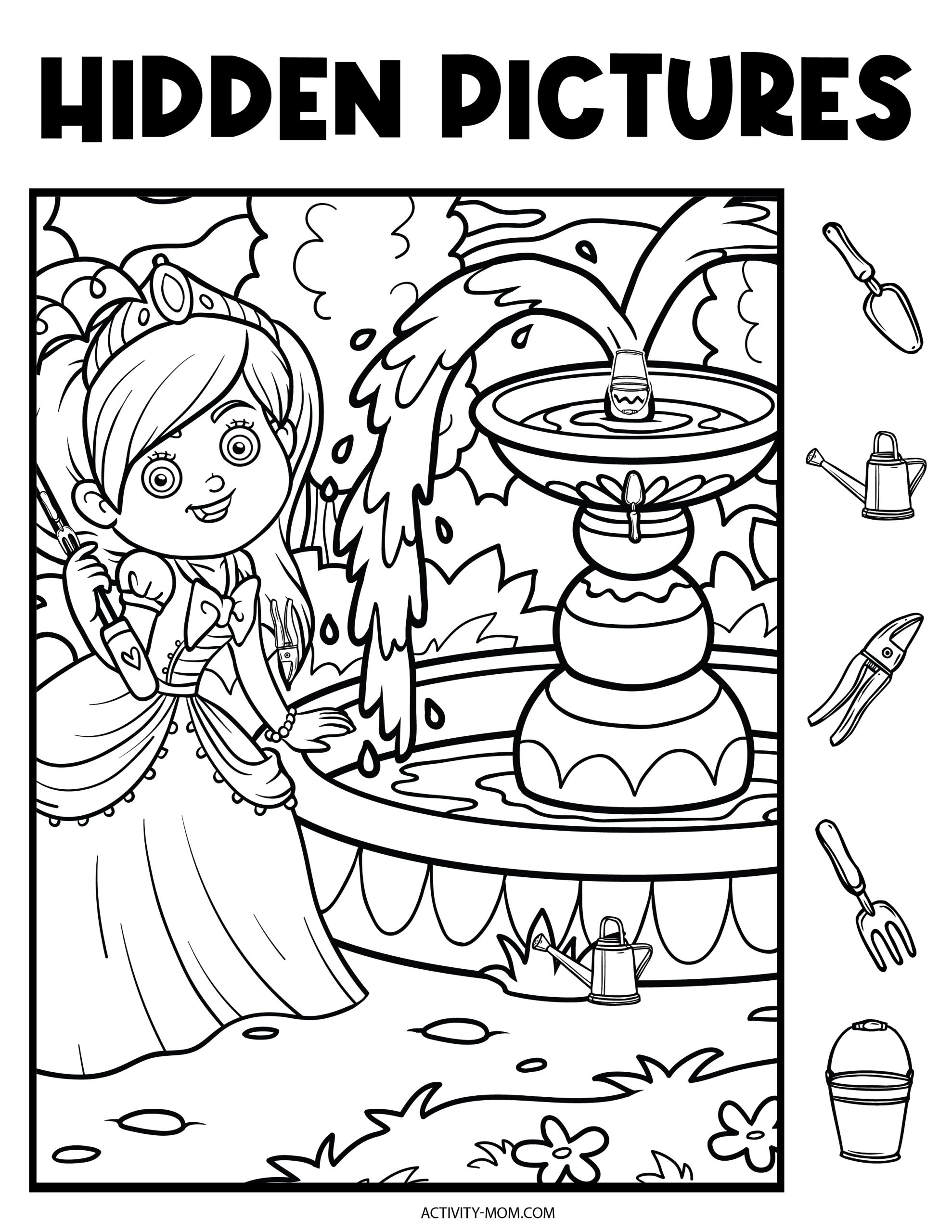 Free Hidden Pictures Printables For Kids The Activity Mom Worksheets Library