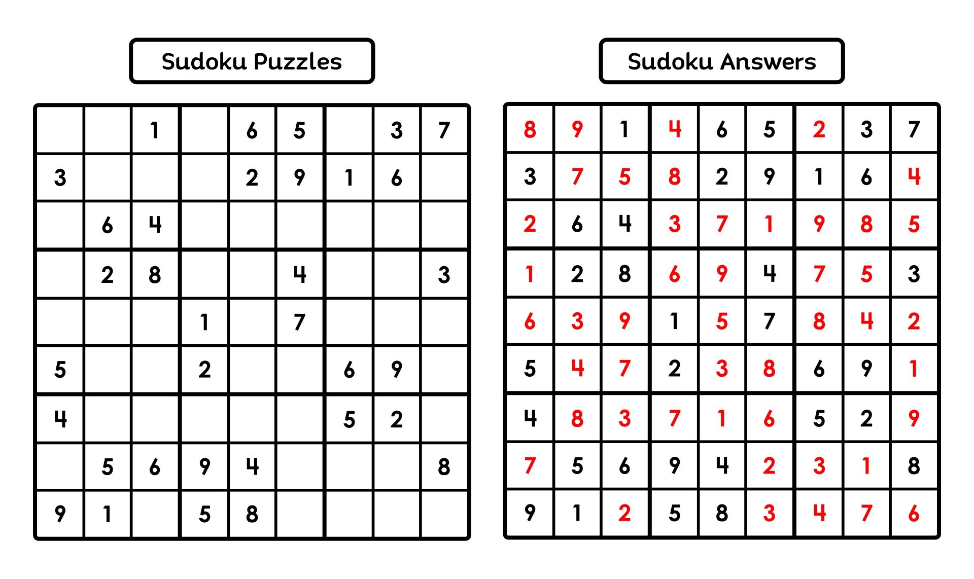 Free Printable Sudoku Puzzles Worksheets Library