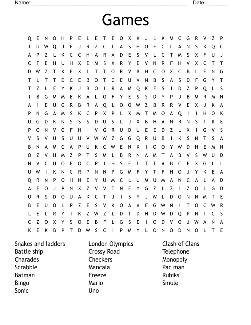 Games Word Search WordMint Games Word Search WordMint