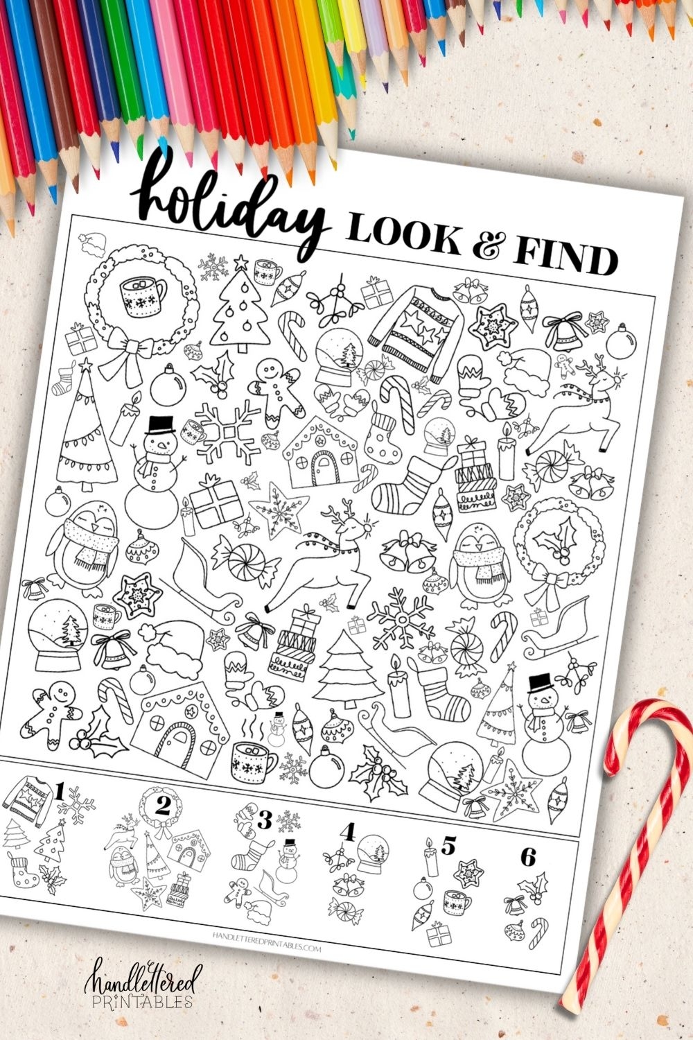 Holiday Look Find Find The Hidden Christmas Objects Printable 