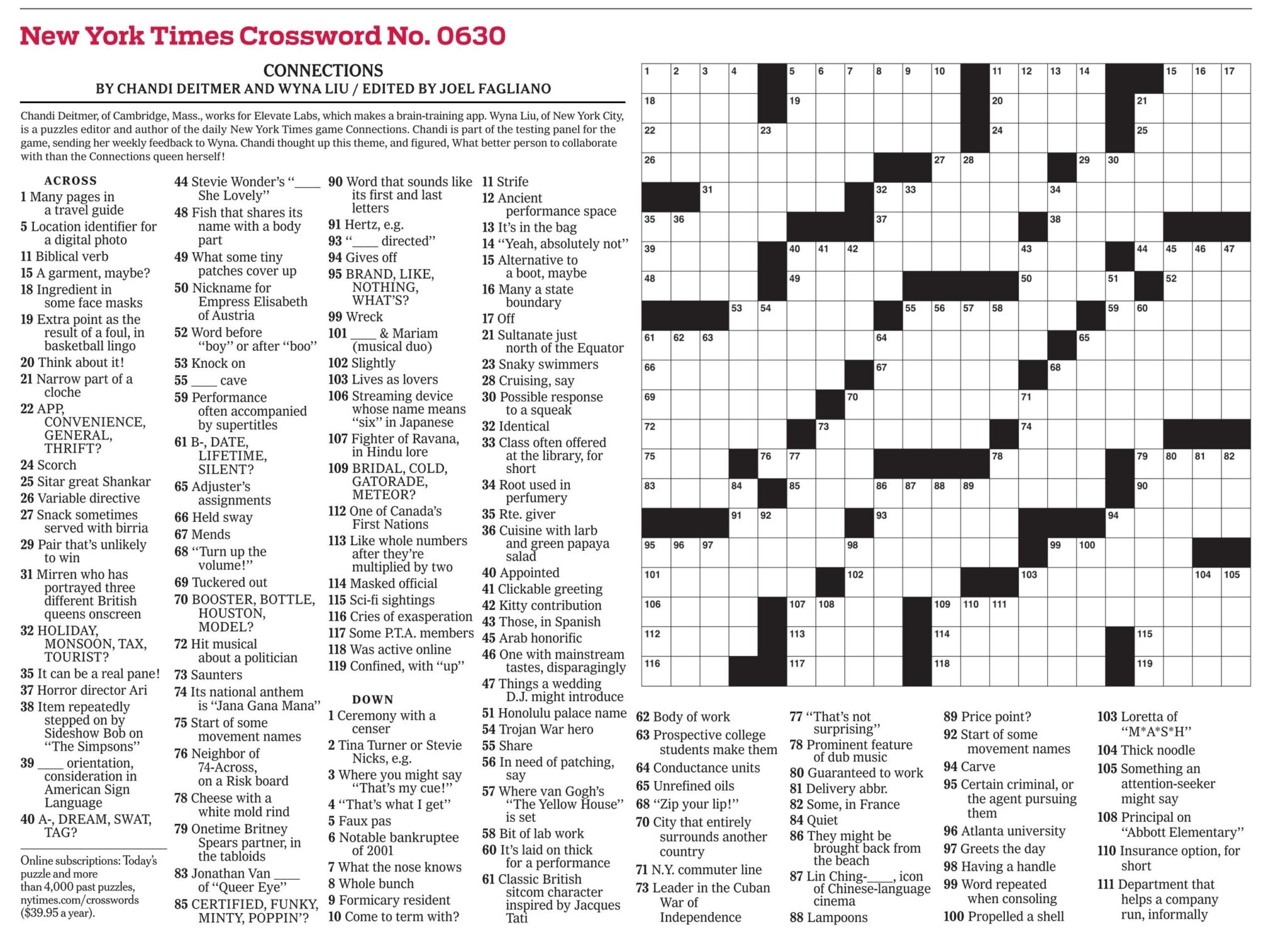 Free Sunday Crossword Puzzles Printable - Free Printable Worksheets