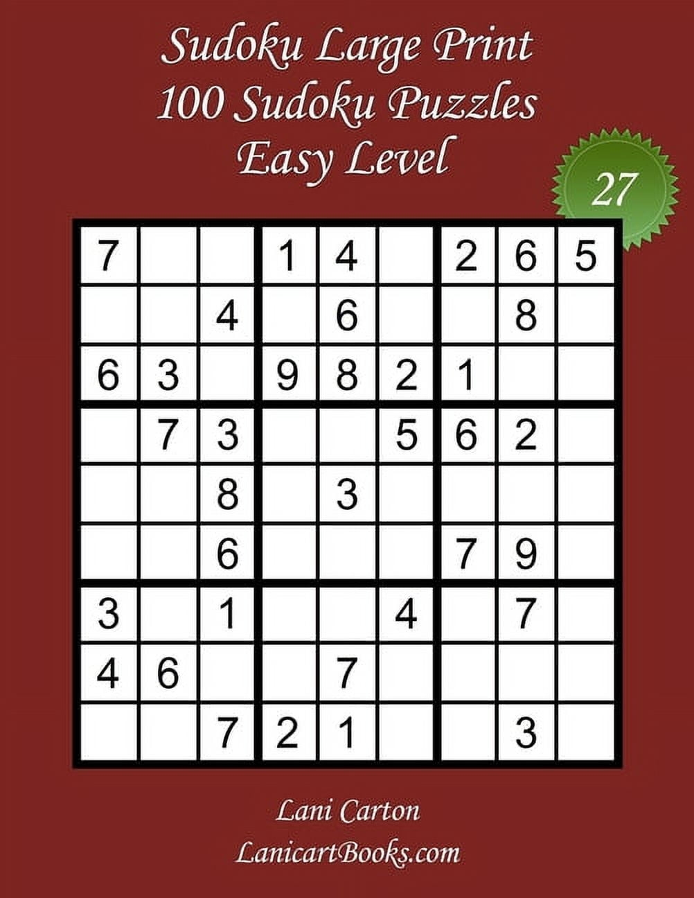 Sudoku Large Print Level Mudah 100 Puzzle