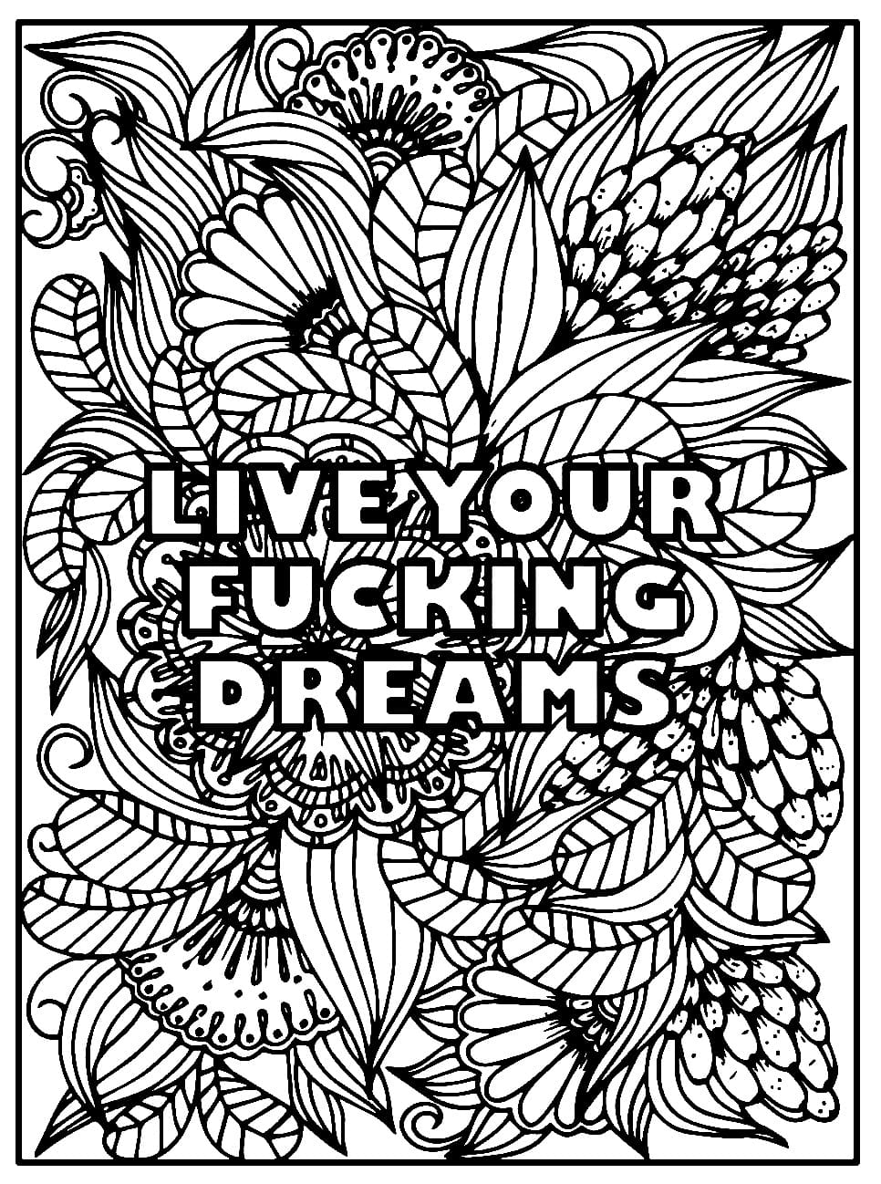 Swear Word Coloring Pages ColoringLib