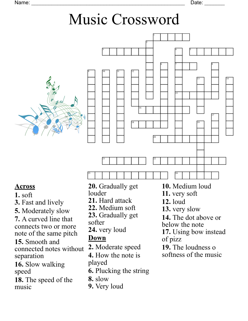 Ultimate Choir Crossword WordMint