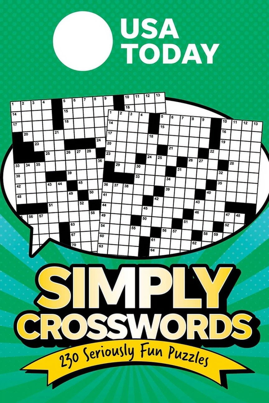 USA Today Puzzles USA TODAY Simply Crosswords 240 Seriously Fun Puzzles Paperback Walmart
